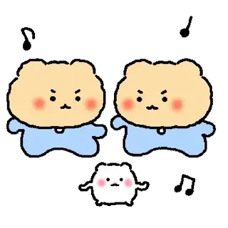 Video sticker ⭐ 아기 망그러진 곰 4 @manbull_sticker_bot
