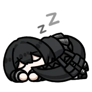 Video sticker 😴 打工鳄 @zhaxia_cn