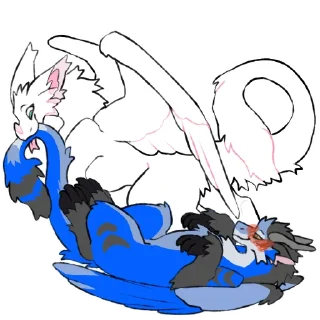 Telegram stiker ☺️ Ezyl and Auri