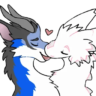Telegram stiker 💋 Ezyl and Auri