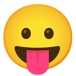 Sticker 😛 mautrix-telegram unicodemoji (1/19)