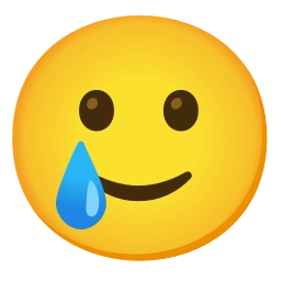 Sticker 🥲 mautrix-telegram unicodemoji (1/19)