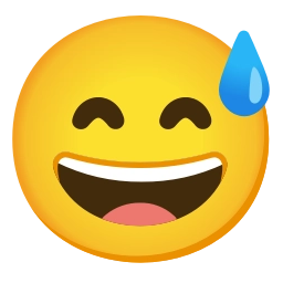 Sticker 😅 mautrix-telegram unicodemoji (1/19)