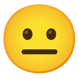 Sticker 😐 mautrix-telegram unicodemoji (1/19)