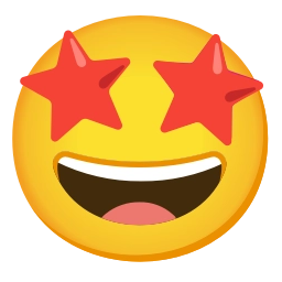 Sticker 🤩 mautrix-telegram unicodemoji (1/19)