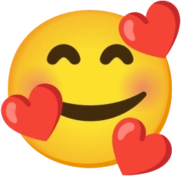 Sticker 🥰 mautrix-telegram unicodemoji (1/19)