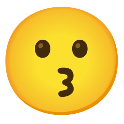 Sticker 😗 mautrix-telegram unicodemoji (1/19)