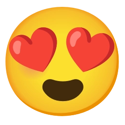 Sticker 😍 mautrix-telegram unicodemoji (1/19)