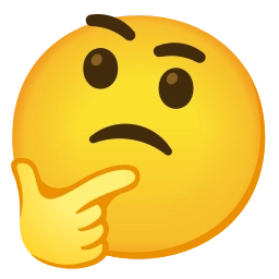 Sticker 🤔 mautrix-telegram unicodemoji (1/19)