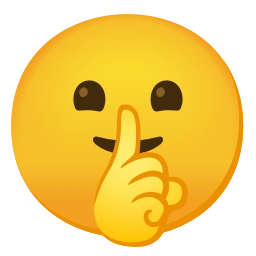 Sticker 🤫 mautrix-telegram unicodemoji (1/19)