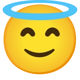 Sticker 😇 mautrix-telegram unicodemoji (1/19)