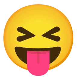 Sticker 😝 mautrix-telegram unicodemoji (1/19)