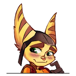Telegram sticker ☺️ Ratchet and Clank Out of Context