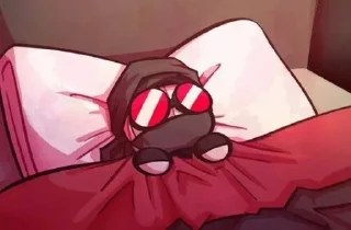 Telegram sticker 😴 Безумие безумие безумие безуми :: @fStikBot