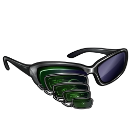 Telegram sticker 🕶 Durovs Glasses by @GiftChanges