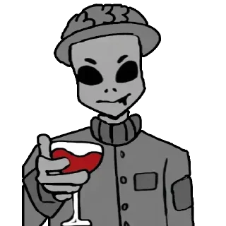 Telegram sticker 🍷 Drill srgnt grey | @scarlets