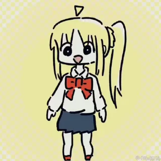 Telegram sticker 💪 Bocchi the Rock! 🎸 (@TodorokiShouto)