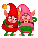 Sticker 😂 Christmas Elf