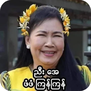 Telegram sticker 🙂 မအေးအေး၀င်းစီစဉ်သည်။