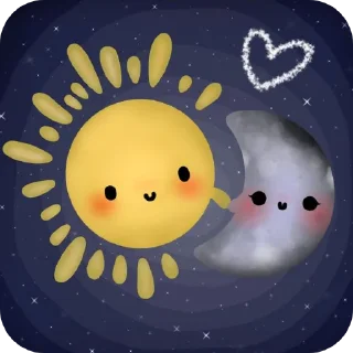 Telegram sticker ❤ Солнышко