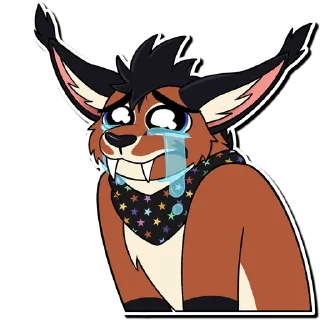 Telegram sticker 😭 Cooper Caracal