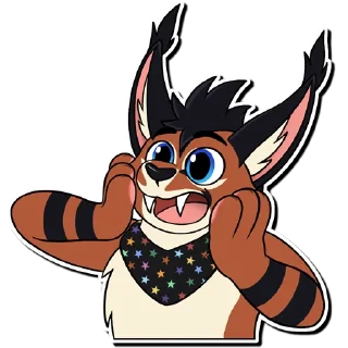 Telegram sticker 😲 Cooper Caracal