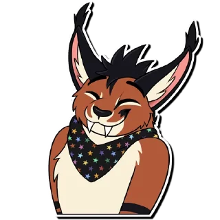 Telegram sticker ☺️ Cooper Caracal