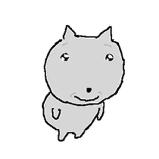 Telegram sticker ⭐ 언제나 작은 회색 고양이 @moe_sticker_bot