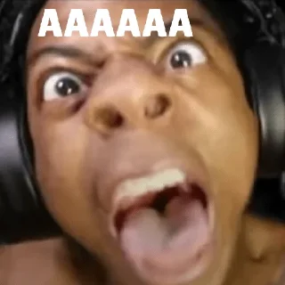 Telegram sticker 😫 itsishowspeed