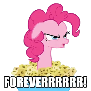 Telegram sticker 🤐 MLP bitard talks ,) by vw.