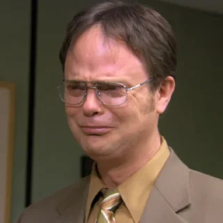 Telegram sticker 😭 The Office | @DL_Pack