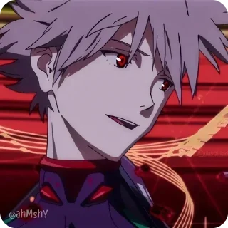 Telegram sticker 🤧 - ᗷY @ahMshY 𓉮 . Evangelion