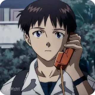 Telegram sticker 😐 - ᗷY @ahMshY 𓉮 . Evangelion