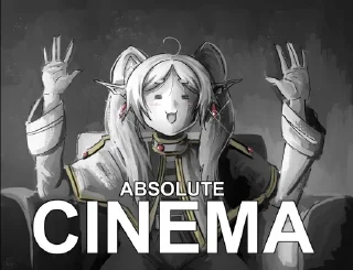 Telegram stiker 🤔 Absolute cinema