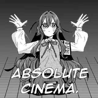 Telegram stiker 🤔 Absolute cinema