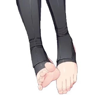 Video sticker 😍 Anime feet pack by @dumatmedia
