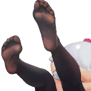 Telegram sticker 😍 Anime feet pack by @dumatmedia