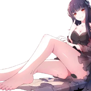 Telegram sticker 😍 Anime feet pack by @dumatmedia