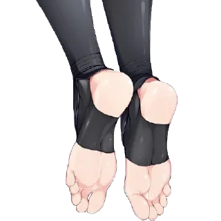 Video sticker 😍 Anime feet pack by @dumatmedia
