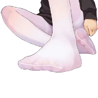 Telegram sticker 😍 Anime feet pack by @dumatmedia