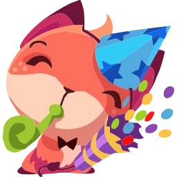 Sticker 🤩 Фокси @TgEmojis @TgEmodziBot