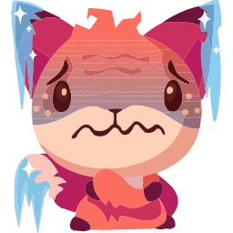 Sticker 🤩 Фокси @TgEmojis @TgEmodziBot