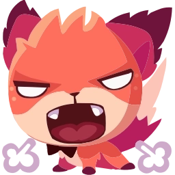 Sticker 🤩 Фокси @TgEmojis @TgEmodziBot