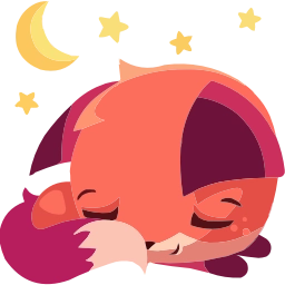 Sticker 🤩 Фокси @TgEmojis @TgEmodziBot