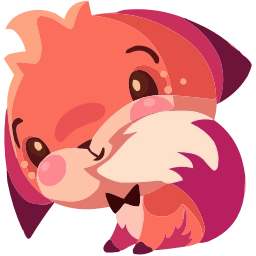 Sticker 🤩 Фокси @TgEmojis @TgEmodziBot