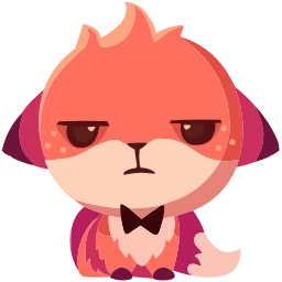 Sticker 🤩 Фокси @TgEmojis @TgEmodziBot