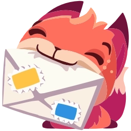 Sticker 🤩 Фокси @TgEmojis @TgEmodziBot