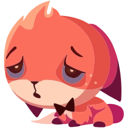 Sticker 🤩 Фокси @TgEmojis @TgEmodziBot