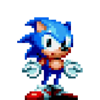 Telegram sticker 🤷‍♂️ Sonic Mania