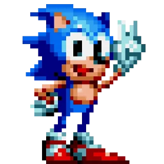 Telegram sticker ✌️ Sonic Mania